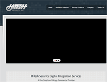 Tablet Screenshot of hitechsecurity.com